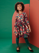 Load image into Gallery viewer, NWT Tea Collection Long Sleeve Wrap Neck Dress