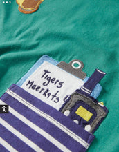 Load image into Gallery viewer, NWOT Mini Boden Zoologist Pocket Jersey Tunic