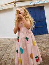 Load image into Gallery viewer, NWT Mini Boden Remy Button Through Pinafore Dress