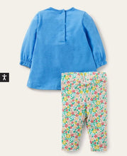 Load image into Gallery viewer, NWOT Mini Boden Bunnies Dress & Legging Set