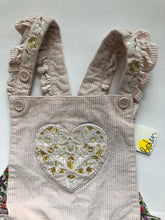 Load image into Gallery viewer, NWT Mini Boden Frill Strap Cord Overalls