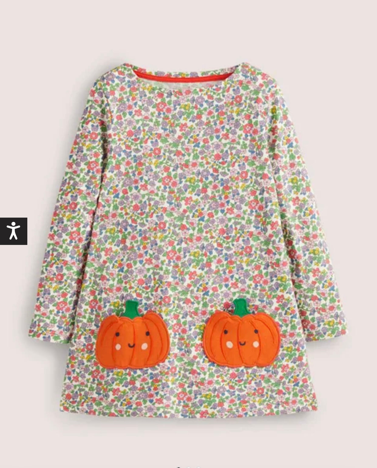 mini boden pumpkin dress Yellow Fall Floral Pumpkin Smocked Dress
