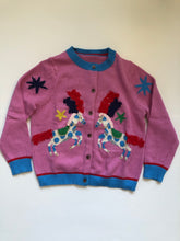 Load image into Gallery viewer, NWOT Mini Boden Appliqué Cotton Cardigan