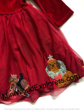 Load image into Gallery viewer, NWOT Mini Boden Velvet Tulle Appliqué Dress