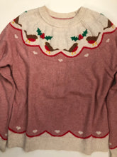 Load image into Gallery viewer, NWOT Boden Edie Fair Isle Robins Sweater