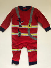 Load image into Gallery viewer, HTF NWOT Mini Boden Firefighter Romper