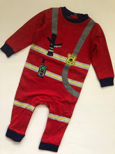 Load image into Gallery viewer, HTF NWOT Mini Boden Firefighter Romper
