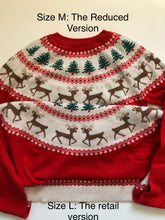 Load image into Gallery viewer, NWOT Boden Edie Holiday Fair Isle Crewneck Sweater (Size M) – Reindeer Mouth Detail Reduced