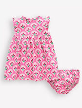 Load image into Gallery viewer, NWOT Baby Boden Frill Sleeve Dress
