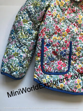 Load image into Gallery viewer, NWOT Mini Boden Quilted Collared Jacket