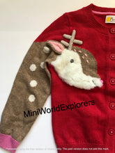 Load image into Gallery viewer, NWOT Mini Boden Cosy Festive Fun Cardigan(Rare)