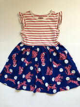 Load image into Gallery viewer, NWOT Mini Boden Posie Frill Sleeve Dress