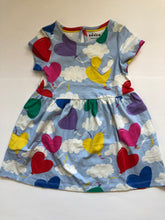 Load image into Gallery viewer, NWOT Mini Boden Heart Pocket Fun Jersey Dress