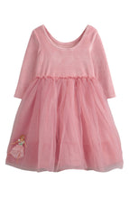 Load image into Gallery viewer, NEW Mini Boden Velvet Tulle Appliqué Dress