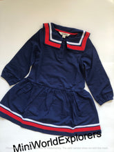 Load image into Gallery viewer, NWOT Mini Boden Sailor Sweatshirt Dress