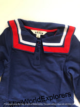 Load image into Gallery viewer, NWOT Mini Boden Sailor Sweatshirt Dress
