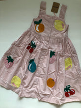 Load image into Gallery viewer, NWT Mini Boden Remy Button Through Pinafore Dress