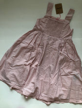 Load image into Gallery viewer, NWT Mini Boden Remy Button Through Pinafore Dress