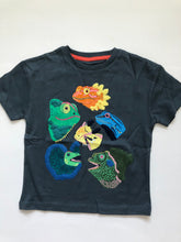 Load image into Gallery viewer, NWOT Mini Boden Short Sleeve Bouclé Lizard T-shirt