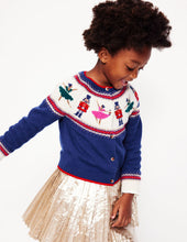 Load image into Gallery viewer, NWOT Mini Boden Fun Fair Isle Cardigan (Sample)