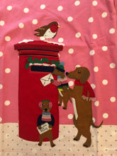 Load image into Gallery viewer, NWT Mini Boden Festive Scene Appliqué Tunic