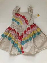 Load image into Gallery viewer, NWT Mini Boden Flutter Flower Rainbow Dress