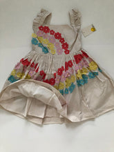 Load image into Gallery viewer, NWT Mini Boden Flutter Flower Rainbow Dress
