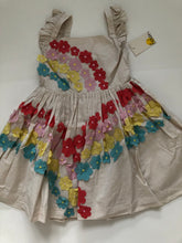Load image into Gallery viewer, NWT Mini Boden Flutter Flower Rainbow Dress