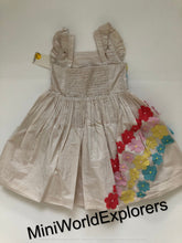 Load image into Gallery viewer, NWT Mini Boden Flutter Flower Rainbow Dress