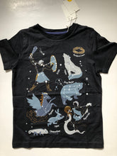 Load image into Gallery viewer, HTF NWT Mini Boden Glow-in-the-dark Astrology Printed T-shirt