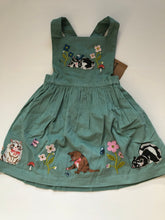 Load image into Gallery viewer, NWT Mini Boden Cord Applique Pinafore