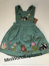 Load image into Gallery viewer, NWT Mini Boden Cord Applique Pinafore