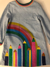 Load image into Gallery viewer, HTF GUC Mini Boden Appliqué Sweatshirt Dress