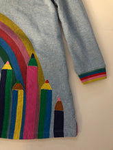 Load image into Gallery viewer, HTF GUC Mini Boden Appliqué Sweatshirt Dress