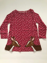 Load image into Gallery viewer, NWOT Mini Boden Festive Applique Pocket Tunic