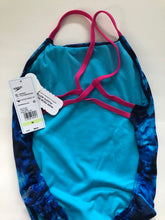 Load image into Gallery viewer, NWT Speedo Printed Fixed Back One Piece Female Training Swimsuit