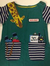Load image into Gallery viewer, NWOT Mini Boden Zoologist Pocket Jersey Tunic