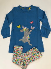 Load image into Gallery viewer, NWOT Mini Boden Bunnies Dress & Legging Set