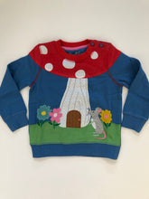Load image into Gallery viewer, NWOT Mini Boden Cosy Appliqué Sweatshirt