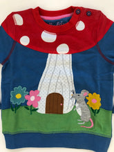 Load image into Gallery viewer, NWOT Mini Boden Cosy Appliqué Sweatshirt