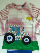 Load image into Gallery viewer, NWOT Mini Boden Big Appliqué Dress Set