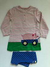 Load image into Gallery viewer, NWOT Mini Boden Big Appliqué Dress Set