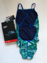 Load image into Gallery viewer, NWT Speedo Wave Wall Crossback One Piece Performance Racing Swimsuit