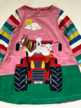 Load image into Gallery viewer, NWOT Mini Boden Long Sleeve Appliqué Dress