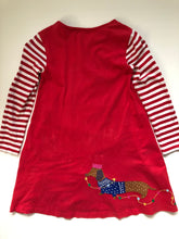 Load image into Gallery viewer, VGUC Mini Boden Festive Big Appliqué Jersey Dress 6-7Y