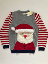 Load image into Gallery viewer, NWT Mini Boden Festive Graphic Crew Sweater