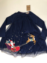 Load image into Gallery viewer, NWT Mini Boden Jersey Tulle Applique Dress