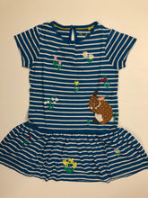 Load image into Gallery viewer, NWOT Mini Boden Short Sleeve Embroidered Dress
