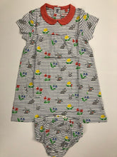 Load image into Gallery viewer, NWOT Mini Boden Printed Jersey Collared Dress