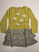 Load image into Gallery viewer, NWOT Mini Boden Appliqué Hotchpotch Dress